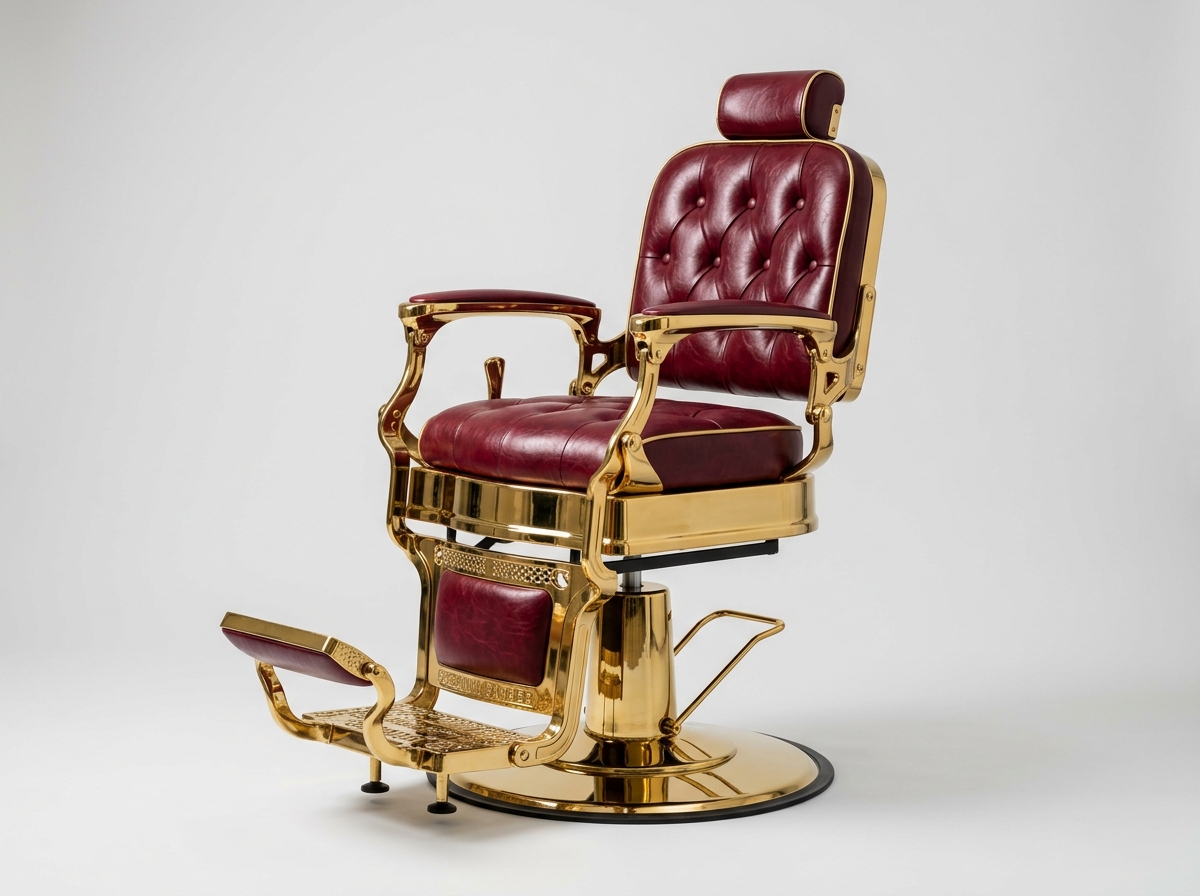 Eternity Burgundy Regal Luxury Salon Chair